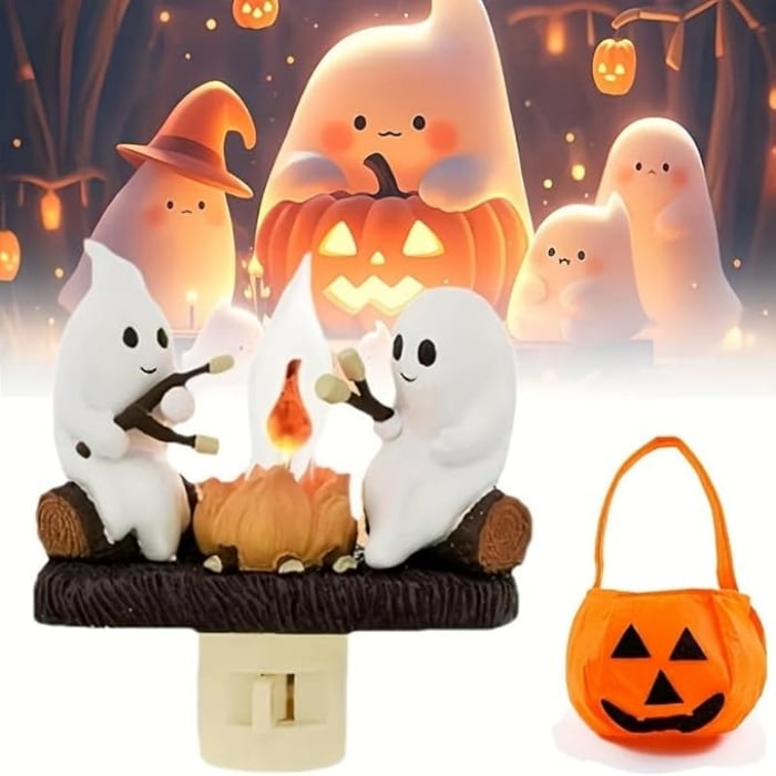 🔥Last Day 50% OFF 👻Ghost Campfire Flickering Nightlight🔥