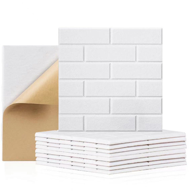 🔥Last Day Sale 50%🔥12 Pack Acoustic Panels Self Adhesive 3D Brick Pattern Sound Proof Wall Panels For Recording Studios Offices And Home