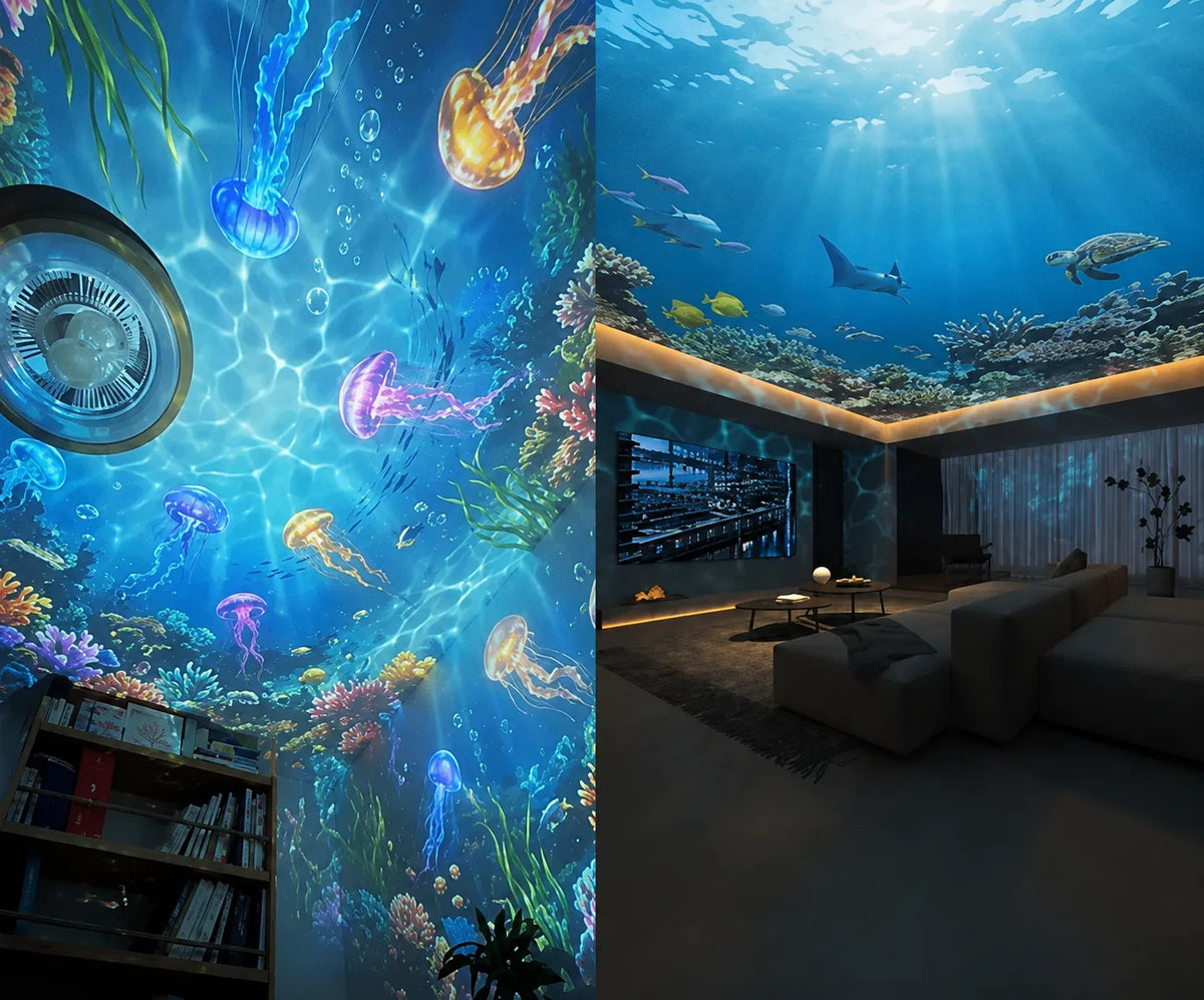 🔥Last Day Sale 50% OFF🌊Smart Holographic Star & Ocean 5D Projector