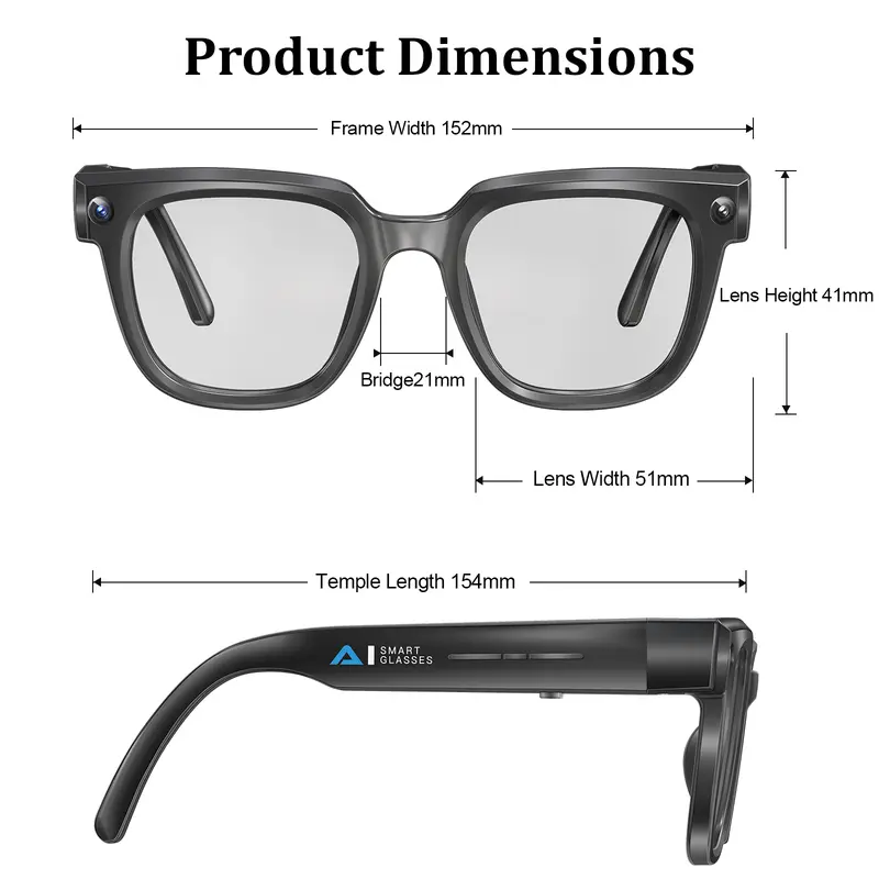 🔥Last Day Sale 50% OFF👓Smart AI Photo Glasses
