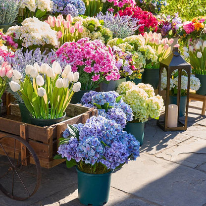 🔥Last Day Sale 50% OFF💐Artificial Outdoor Hydrangea Flowers - UV resistant, Waterproof, Windproof