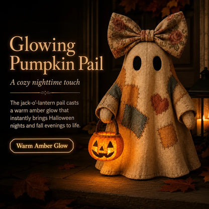 🔥Last Day 50% OFF 👻🎁[Halloween Gifts] Lighted Vintage Patchwork Ghost