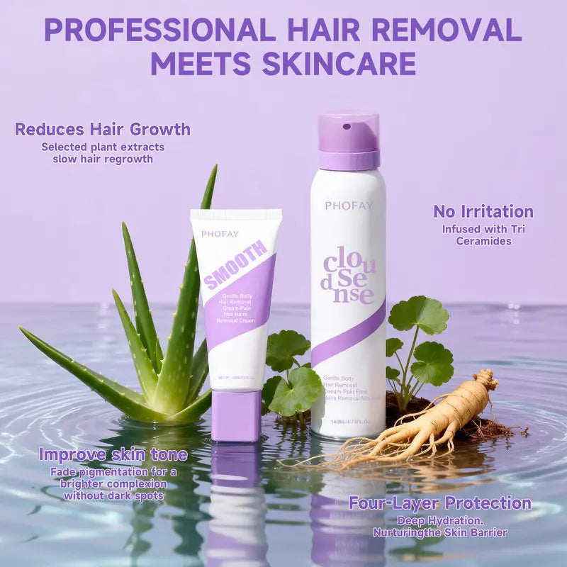 ✨ Gentle Hair Removal Foam for Sensitive Skin