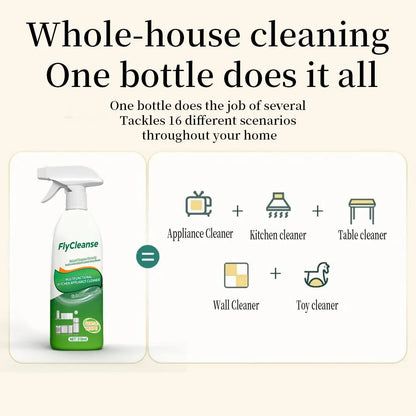 🔥Last Day Sale 50% OFF🔥Fly Cleanse Multi-Purpose Kitchen Grease Cleaner Powerful cleaner for stoves, ovens, microwaves, and Griddles