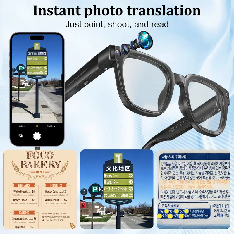 🔥Last Day Sale 50% OFF👓Smart AI Photo Glasses