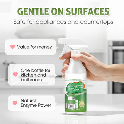 🔥Last Day Sale 50% OFF🔥Fly Cleanse Multi-Purpose Kitchen Grease Cleaner Powerful cleaner for stoves, ovens, microwaves, and Griddles