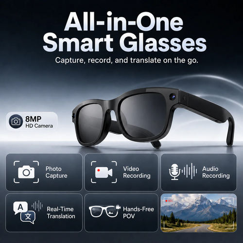 🔥Last Day Sale 50% OFF👓Smart AI Photo Glasses