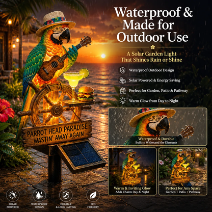 🔥Last Day Sale 50% OFF🌴 Solar-Powered Parrot Garden Light
