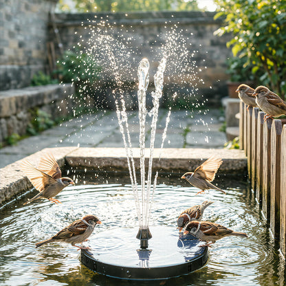 🔥Last Day 50% OFF🦩Turn Your Birdbath Into a Living Oasis — SunSplash Water Fountain 💧🐦
