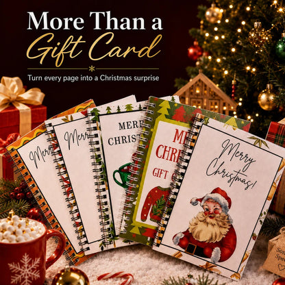 LAST DAY 50% OFF🎄📚Christmas Gift Card Book - 🎁Surprises On Every Page📚Hardcover & Durability Line