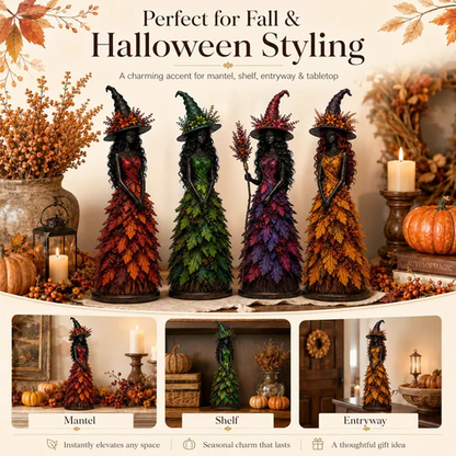 🔥Last Day 50% OFF🧙Enchanted Autumn Witch Figurine (✨2026 Limited Edition)