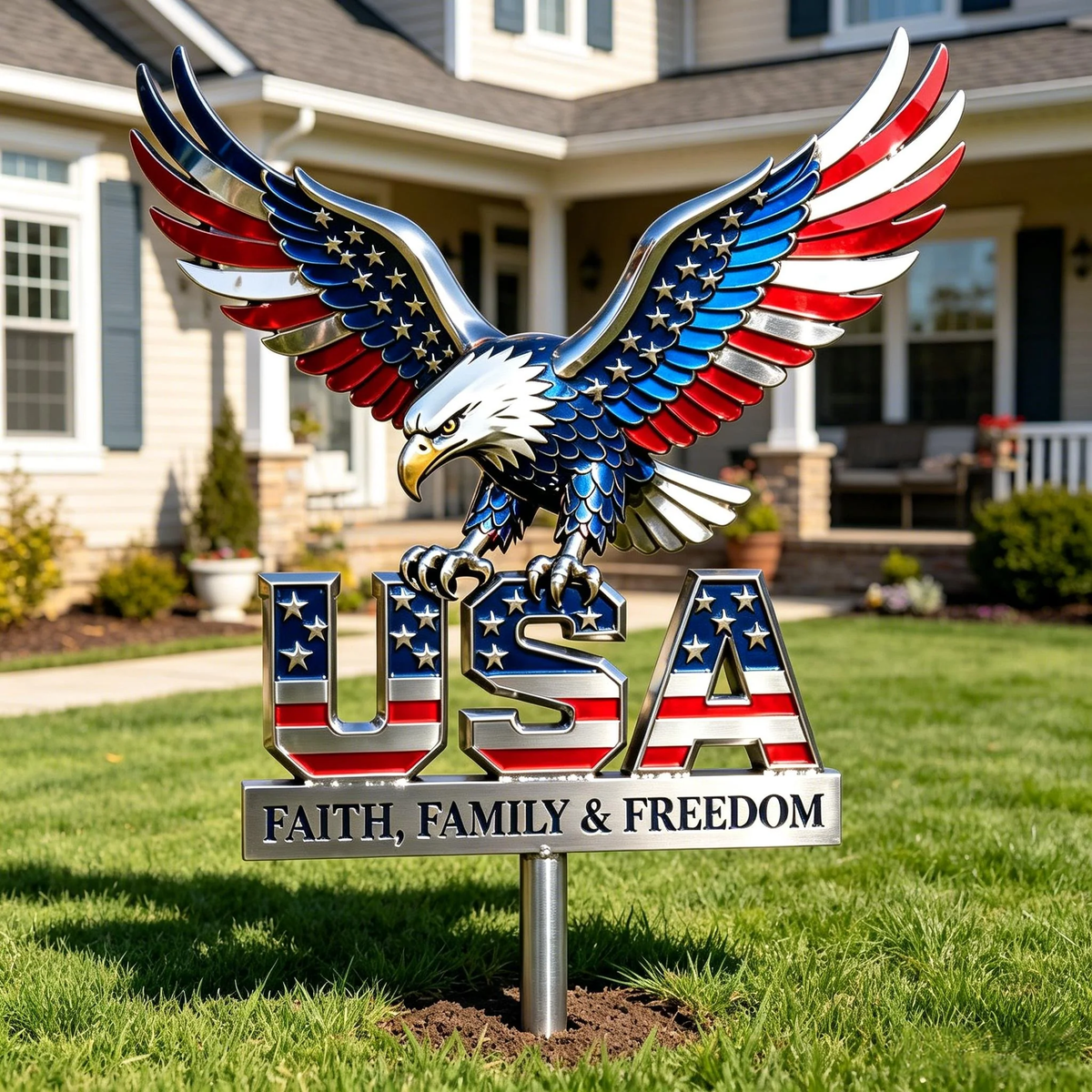 🔥Last Day Sale 50% OFF🦅American Eagle - Commemorative Metal Sign - 250th Anniversary Gift