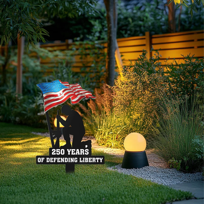 🔥Last Day Sale 50% OFF🔥250 Years of Defending Liberty Metal Garden Stake