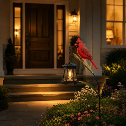 💥 LAST DAY 50% OFF🐦Cardinal Solar Light—A Beautiful Garden Light That Feels Full of Life