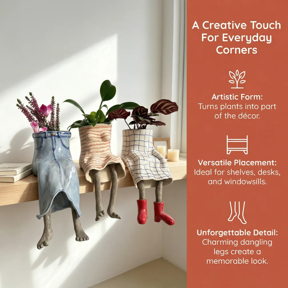 💥 LAST DAY 50% OFF✨Creative furniture flower pot
