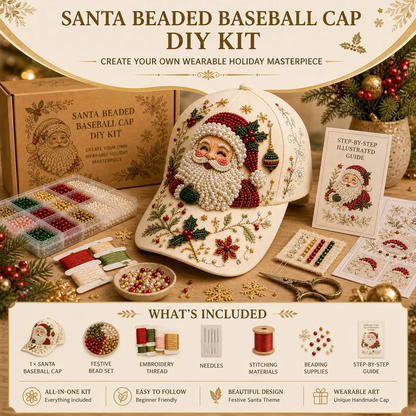 LAST DAY 50% OFF🎅🎁 Premium Christmas Beaded Hat DIY Kit