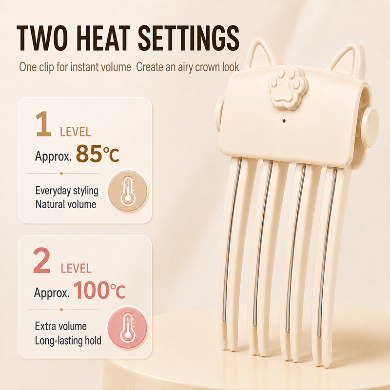 🎀LAST DAY 50% OFF💇 Wireless Heated Root Styler for Instant Hair Volume