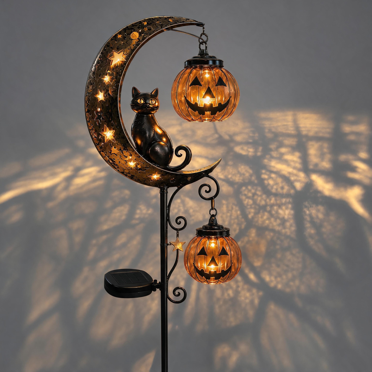 🎃 Halloween Early Bird Sale | 50% OFF Pumpkin Moon Garden Stake Light