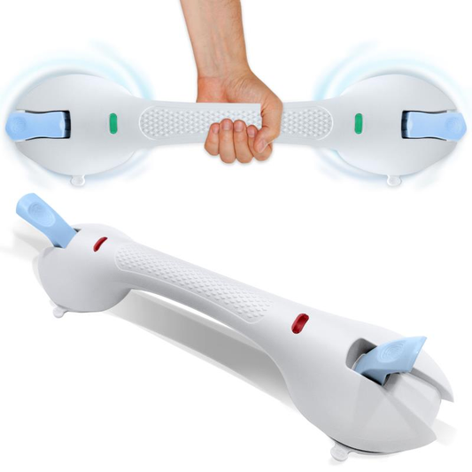 🔥Last Day 50% OFF🔥Miraclable Shower Handles for Elderly, Grab Bars for Bathroom, Anti-Slip Safety Bar with Strong Suction