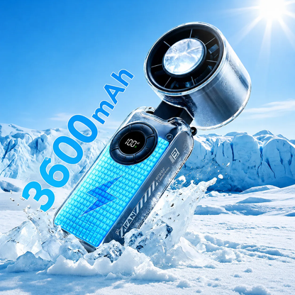 LAST DAY 70% OFF❄️High Speed Folding Cooling Fan Powerful Semiconductor Handheld Turbine Fan