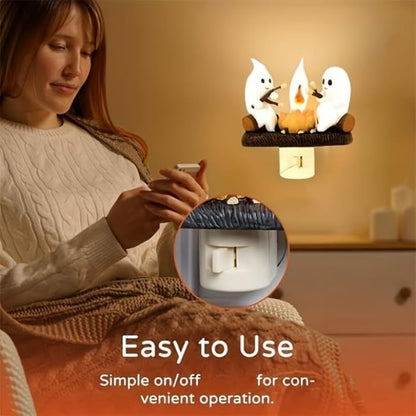 🔥Last Day 50% OFF 👻Ghost Campfire Flickering Nightlight🔥