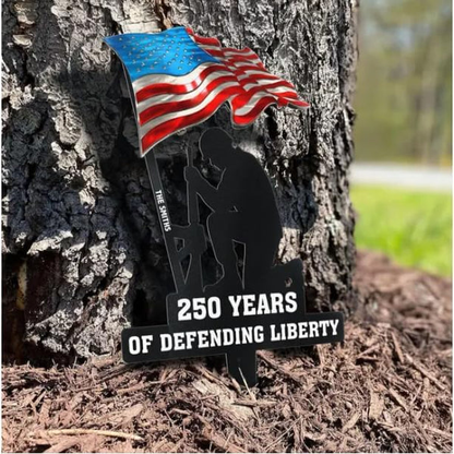 🔥Last Day Sale 50% OFF🔥250 Years of Defending Liberty Metal Garden Stake