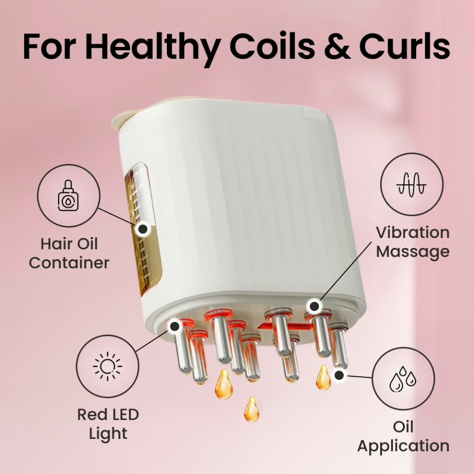 💥 LAST DAY 50% OFF✨Deep Soothing Electric Hair Oil Applicator with Scalp Massage