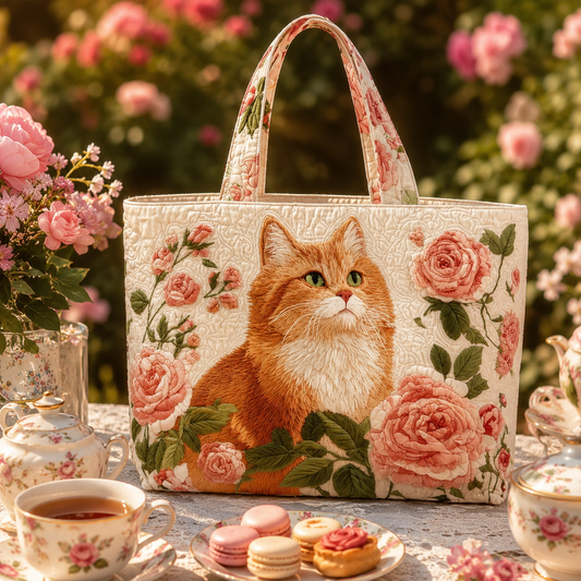 🔥Last Day 50% OFF🐈Bonnie's Handquilted Cat Totes
