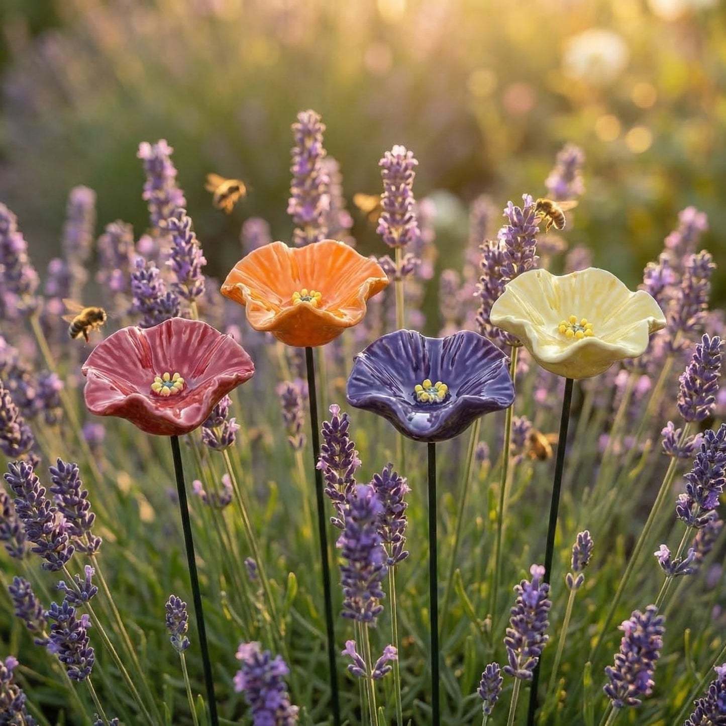 🔥Last Day 50% OFF🐝Dot's Handmade Bee Blossoms (Set of 4)