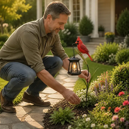 💥 LAST DAY 50% OFF🐦Cardinal Solar Light—A Beautiful Garden Light That Feels Full of Life