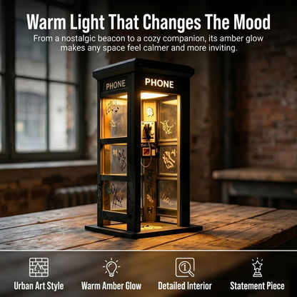 🔥Last Day Sale 50% OFF✨Vintage Phone Booth Ambient Lamp