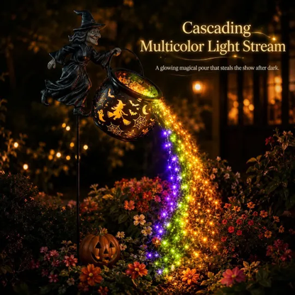 🔥50% OFF Halloween Early Bird Sale 🎃 Halloween Witch Cauldron Garden Light