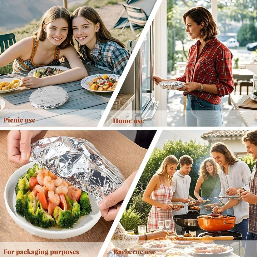 🎁Buy More, Save More 🍽Keep Every Meal Warm Until Everyone Is Ready To Eat - Food-Grade Aluminum Foil Insulation Cover