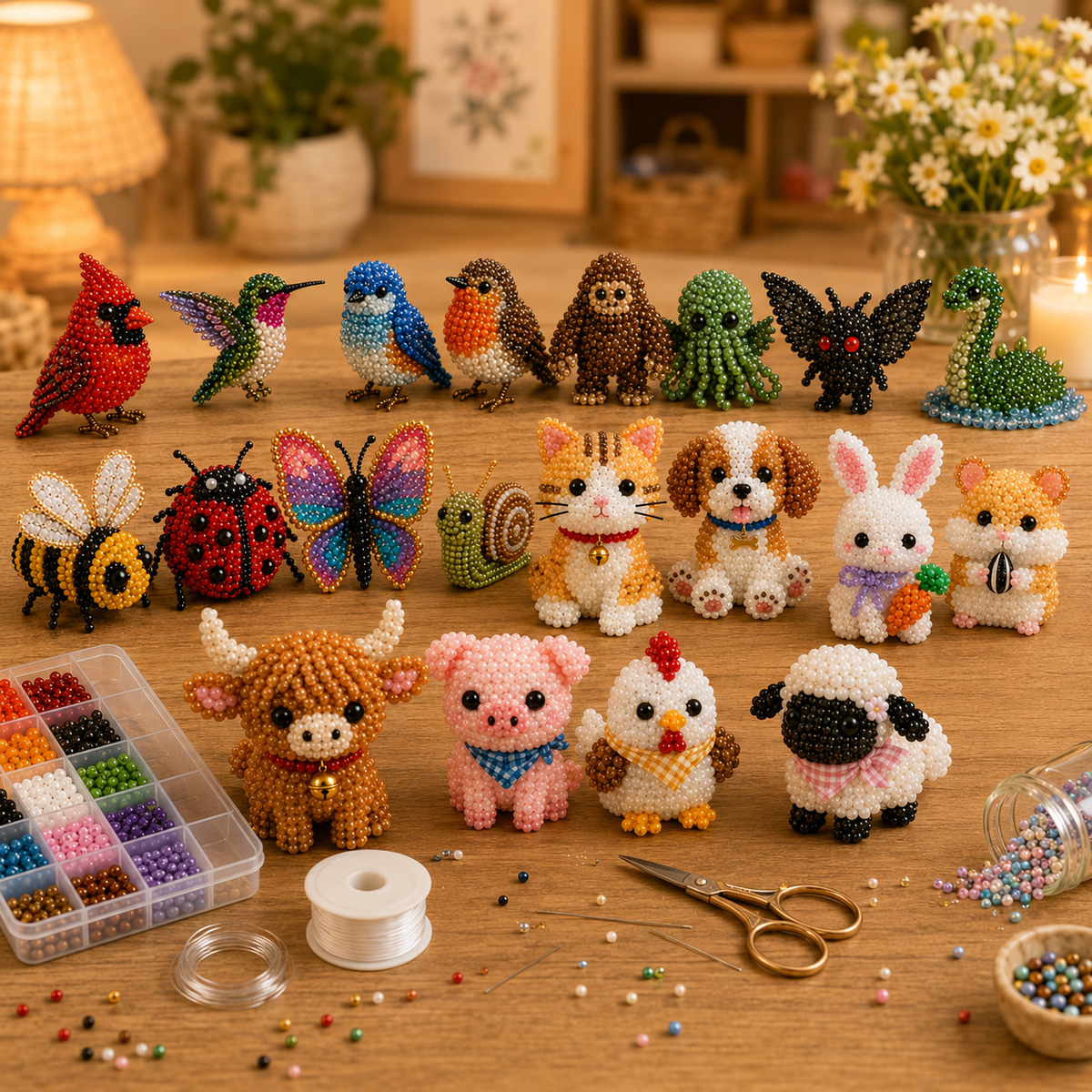 🔥Last Day Sale 50%🐇OFF3D Beaded Animal DIY Kit