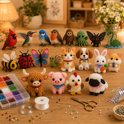 🔥Last Day Sale 50%🐇OFF3D Beaded Animal DIY Kit