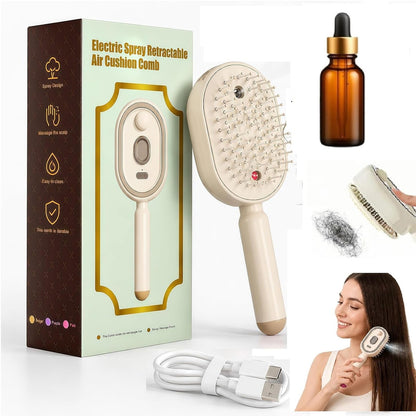 🔥Last Day Sale 50% OFF🔥Electric Spray Air Cushion Massage Comb