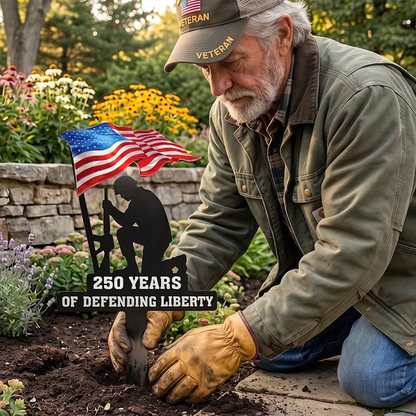 🔥Last Day Sale 50% OFF🔥250 Years of Defending Liberty Metal Garden Stake