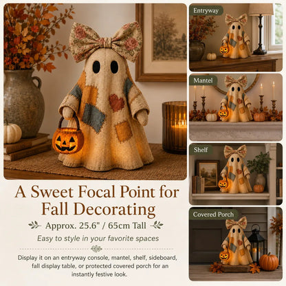 🔥Last Day 50% OFF 👻🎁[Halloween Gifts] Lighted Vintage Patchwork Ghost