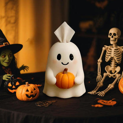 🔥Last Day 50% OFF👻Cute Halloween Pumpkin Ghost Tissue Holder