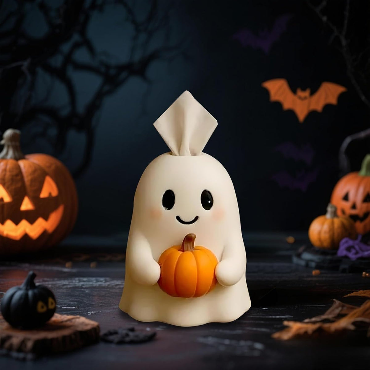 🔥Last Day 50% OFF👻Cute Halloween Pumpkin Ghost Tissue Holder