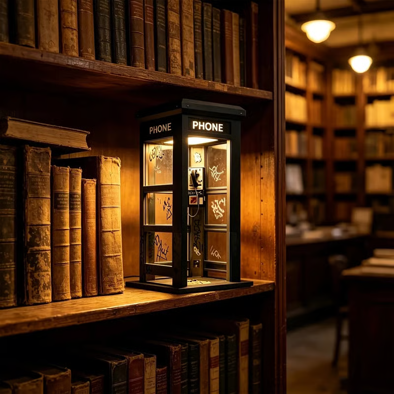 🔥Last Day Sale 50% OFF✨Vintage Phone Booth Ambient Lamp