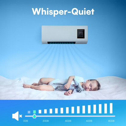 LAST DAY 50% OFF❄️🔥 2-in-1 Wall-Mounted Heater & Air Cooler | Fast Cooling & Heating for Any Room
