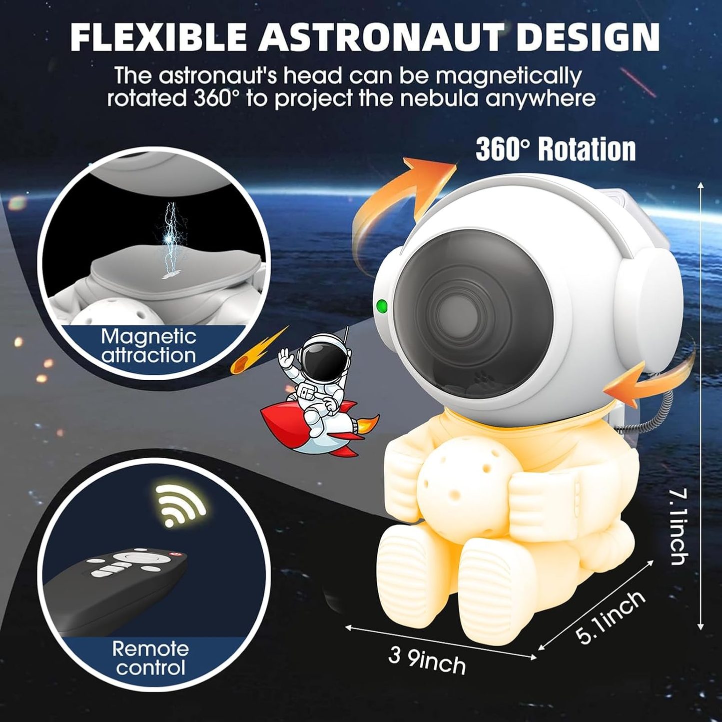🚀Last Day Sale 50% OFF✨Your Personal Galaxy Projector