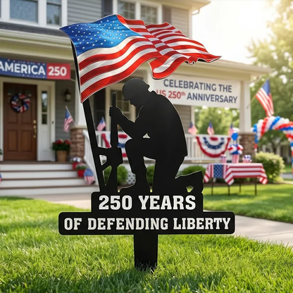 🔥Last Day Sale 50% OFF🔥250 Years of Defending Liberty Metal Garden Stake