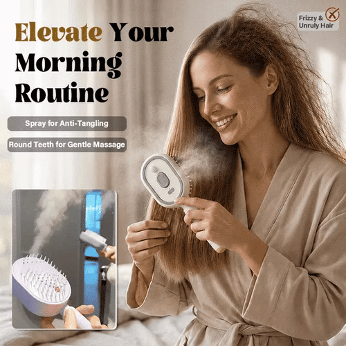 🔥Last Day Sale 50% OFF🔥Electric Spray Air Cushion Massage Comb