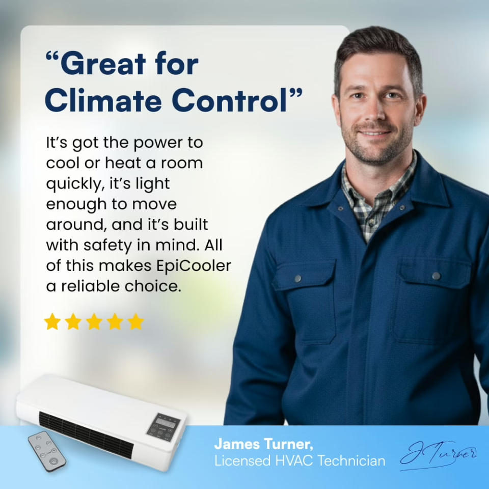 LAST DAY 50% OFF❄️🔥 2-in-1 Wall-Mounted Heater & Air Cooler | Fast Cooling & Heating for Any Room