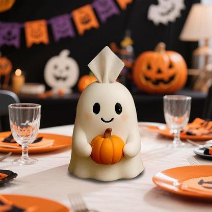 🔥Last Day 50% OFF👻Cute Halloween Pumpkin Ghost Tissue Holder