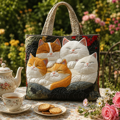 🔥Last Day 50% OFF🐈Bonnie's Handquilted Cat Totes