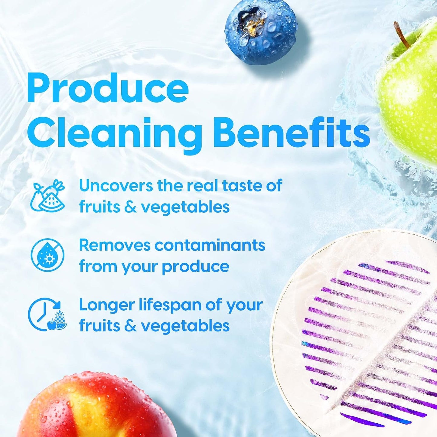 🔥Last Day Sale 50% OFF🍏Meet The World's Smartest Food Cleaner-Portable Fruit And Vegetable Sterilizer