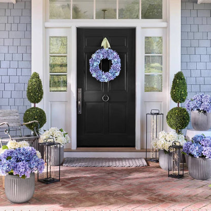 🔥Last Day Sale 50% OFF💐Artificial Outdoor Hydrangea Flowers - UV resistant, Waterproof, Windproof
